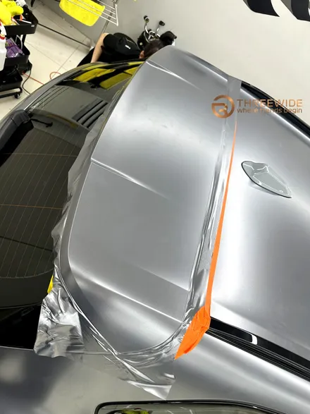 BMW X5, 사틴 그레이 & 실내 카본 전체 랩핑 시공 했어요! / 성남시 수정구 시흥동