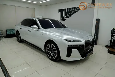 BMW i7(740) 투톤 랩핑, 은은한 순정 느낌 그대로 (#듀오톤 #메탈릭실버 #분당 #판교) / 성남시 수정구 시흥동