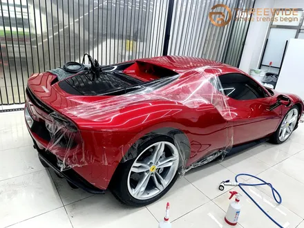 페라리 296 GTS, 다채로운 비주얼을 위한 카본 & 블랙 PPF 시공기 (#외부PPF #내부PPF #카본PPF #블랙PPF #실내가죽코팅 #분당 #판교) / 성남시 수정구 시흥동