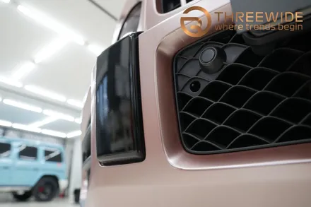 벤츠 지바겐 g63 amg 사틴 로즈골드 크롬 랩핑했어요 / 성남,판교,분당.강남