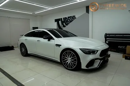 벤츠 GT63, 내 차를 완전히 다르게 만드는 방법!? (#전체랩핑 #사틴펄화이트 #3M #분당 #판교) / 성남시 수정구 시흥동