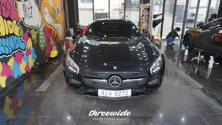 벤츠 AMG GT [사틴블랙 전체랩핑] / 성남시 수정구 시흥동