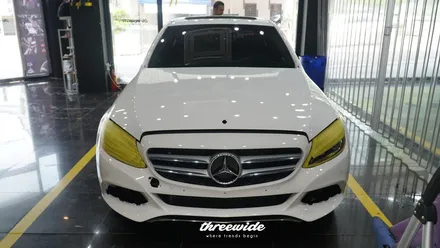 벤츠 c220d [홀로그램 전체랩핑] / 성남시 수정구 시흥동