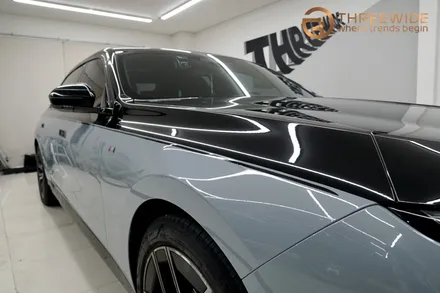 분당 BMW 740i, 투톤 랩핑 정장으로 더욱 세련되게! (#듀오톤랩핑#고광택 #필름 #판교 #코치라인) / 성남시 수정구 시흥동