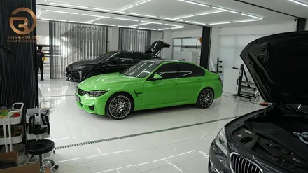 (분당 PPF) BMW M3 컴페티션 그린 랩핑 / 성남시 수정구 시흥동
