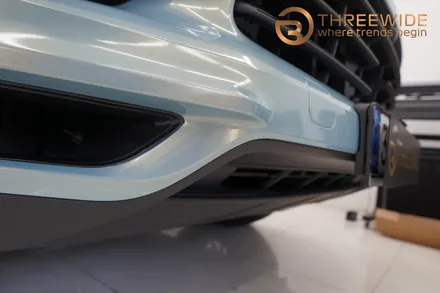 포르쉐 카이엔쿠페 이노즈텍 어반밤부 전체랩핑 / 성남,판교,분당.강남