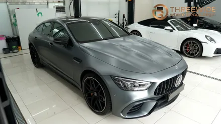 분당 크롬 죽이기 랩핑, 스포티함을 원한다면 이런 시공을 추천드려요! (#벤츠 #amg gt63 #무광카본 #크롬딜리트 #판교) / 성남,판교,분당.강남