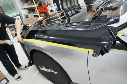 신형 BMW 7시리즈, 압도적인 포스를 느끼게 해줄 투톤 랩핑 시공! (#듀오톤랩핑 #크롬딜리트 #크롬죽이기 #코치라인 #분당 #판교) / 성남시 수정구 시흥동