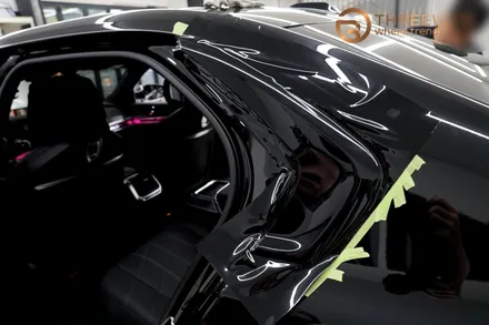 분당 BMW 740i, 일반적인 투톤 랩핑에 지친 분들을 위한 시공 (#듀오톤 #크롬죽이기 #크롬딜리트 #판교) / 성남시 수정구 시흥동