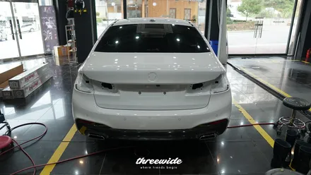 BMW 520D [사틴 블랙 전체랩핑] / 성남시 수정구 시흥동