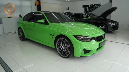 (분당 PPF) BMW M3 컴페티션 그린 랩핑 / 성남시 수정구 시흥동