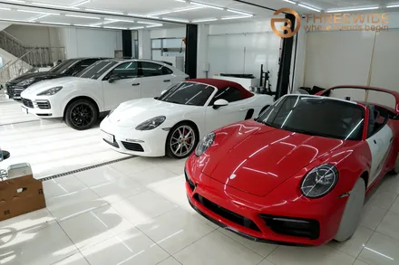 포르쉐 카이엔쿠페 이노즈텍 어반밤부 전체랩핑 / 성남,판교,분당.강남