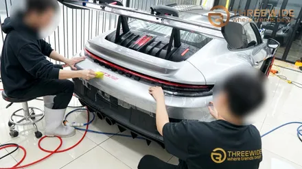 국내, 딱 1대만 존재하는 포르쉐! 여기서 보여드릴게요! (#포르쉐 992 #GT3 RS #국내 1대 #전체 PPF #윈드쉴드 #분당판교) / 성남,판교,분당.강남
