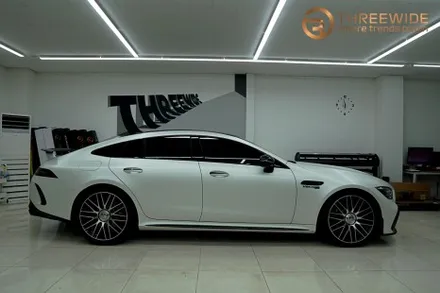 벤츠 GT63, 내 차를 완전히 다르게 만드는 방법!? (#전체랩핑 #사틴펄화이트 #3M #분당 #판교) / 성남시 수정구 시흥동
