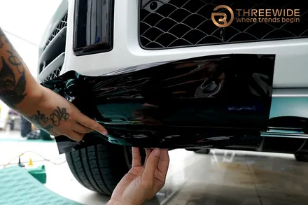 벤츠 G63 AMG, 화이트 컬러에게 가장 필요한 패키지 (#나이트패키지 #라이트필름 #크롬죽이기 #분당랩핑 #판교랩핑) / 성남시 수정구 시흥동