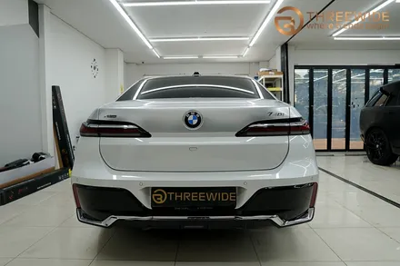 BMW i7(740) 투톤 랩핑, 은은한 순정 느낌 그대로 (#듀오톤 #메탈릭실버 #분당 #판교) / 성남시 수정구 시흥동