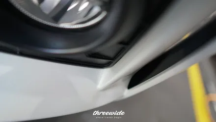 bmw 430i 컨버터블 [사틴화이트 홀로그램 전체랩핑] / 성남시 수정구 시흥동
