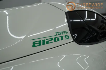 페라리 812 GTS 랩핑 전문점에서 커스텀 데칼 시공 / 성남,판교,분당.강남