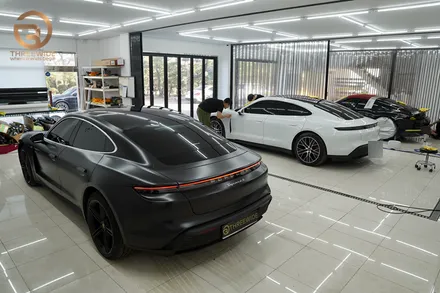 포르쉐 카이엔쿠페 이노즈텍 어반밤부 전체랩핑 / 성남,판교,분당.강남