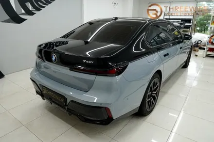 분당 BMW 740i, 투톤 랩핑 정장으로 더욱 세련되게! (#듀오톤랩핑#고광택 #필름 #판교 #코치라인) / 성남시 수정구 시흥동