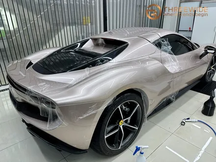 페라리 296 GTS, 분당 슈퍼카 전문 센터 I 전체 PPF & 하이글로시 블랙 루프 & 카본 PPF (#분당 #판교 #FMK #컴퓨터재단 #시스템커팅) / 성남시 수정구 시흥동