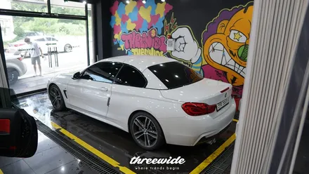BMW 430i 컨버터블 [사틴 고스트 펄 전체랩핑] / 성남시 수정구 시흥동