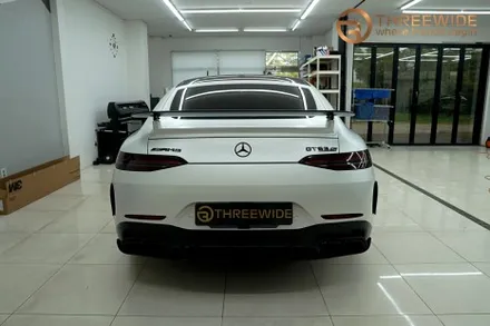 벤츠 GT63, 내 차를 완전히 다르게 만드는 방법!? (#전체랩핑 #사틴펄화이트 #3M #분당 #판교) / 성남시 수정구 시흥동