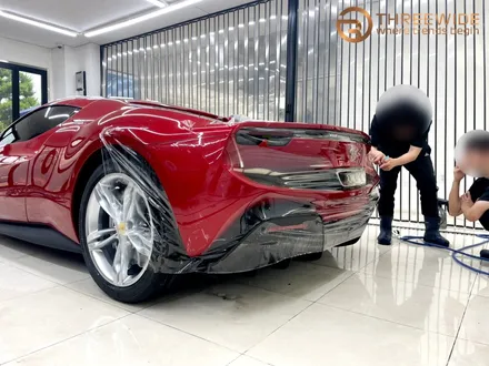 페라리 296 GTS, 다채로운 비주얼을 위한 카본 & 블랙 PPF 시공기 (#외부PPF #내부PPF #카본PPF #블랙PPF #실내가죽코팅 #분당 #판교) / 성남시 수정구 시흥동