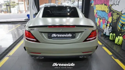 벤츠 SLC43AMG [사틴 카키 그린 전체랩핑] / 성남시 수정구 시흥동