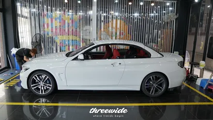 BMW 430i 컨버터블 [사틴 고스트 펄 전체랩핑] / 성남시 수정구 시흥동