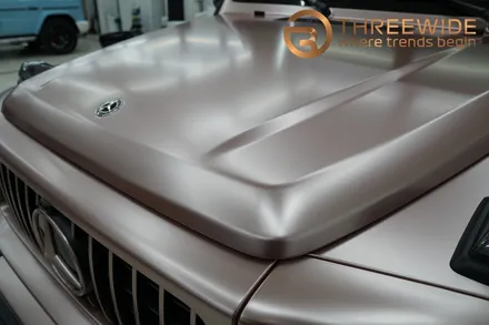 벤츠 지바겐 g63 amg 사틴 로즈골드 크롬 랩핑했어요 / 성남,판교,분당.강남