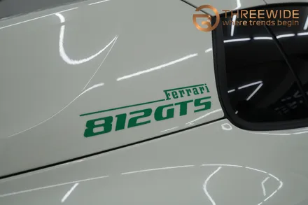 페라리 812 GTS 랩핑 전문점에서 커스텀 데칼 시공 / 성남,판교,분당.강남
