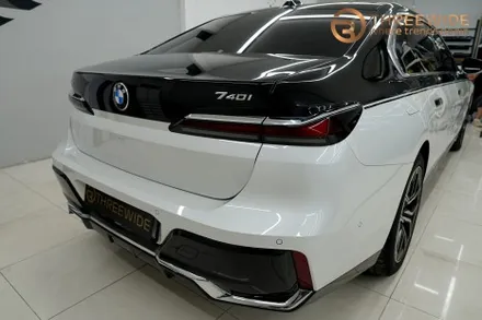 분당 BMW i7, 상단 투톤 고광택 투톤 랩핑 시공기 (#전체 #부분 #마이바흐룩 #판교 #코치라인) / 성남시 수정구 시흥동