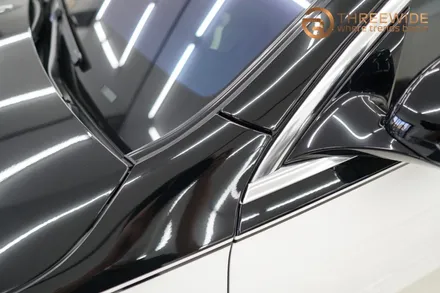 분당 벤츠 S580, 블랙 & 화이트 럭셔리 투톤 컬러 PPF 시공 (#전체랩핑 #부분랩핑 #코치라인 #판교) / 성남시 수정구 시흥동