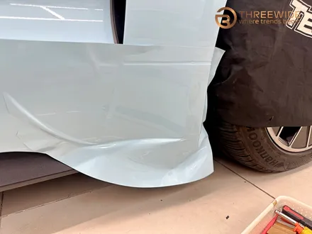 포르쉐 타이칸 4S, 여름과 같은 청량한 컬러! 스카이 민트 하이글로시 전체 랩핑 (#국내1대 #분당 #판교) / 성남시 수정구 시흥동