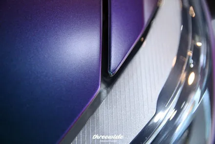 수원랩핑 쓰리와이드의 bmw 420d 카멜레온 전체랩핑 (satin lightingridge) / 성남시 수정구 시흥동