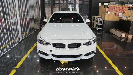 BMW 430i 컨버터블 [사틴 고스트 펄 전체랩핑] / 성남시 수정구 시흥동