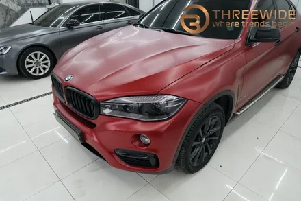 BMW X6 뱀파이어레드로 랩핑했어요 / 성남,판교,분당.강남