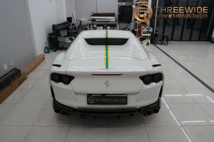 페라리 812 GTS 랩핑 전문점에서 커스텀 데칼 시공 / 성남,판교,분당.강남