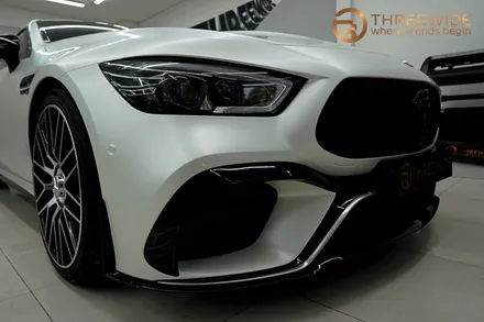 벤츠 GT63, 내 차를 완전히 다르게 만드는 방법!? (#전체랩핑 #사틴펄화이트 #3M #분당 #판교) / 성남시 수정구 시흥동