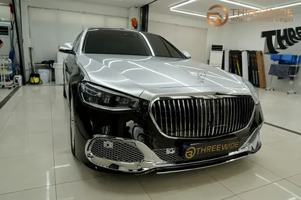 마이바흐 S580, 벤츠 투톤 컬러가 고민 중이라면! (#듀오톤랩핑 #코치라인 #매뉴팩처 #분당 #판교) / 성남시 수정구 시흥동