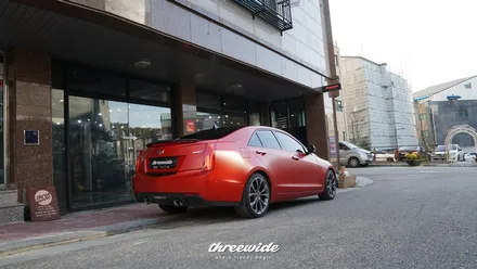 캐딜락 ats [사틴 레드 전체랩핑] / 성남시 수정구 시흥동