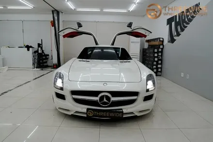 분당 벤츠 SLS, 오래된 PPF 황변이 생겼다면 이런 방법으로!? (#벤츠 #SLS #AMG #PPF제거 #광택 #분당 #판교) / 성남시 수정구 시흥동