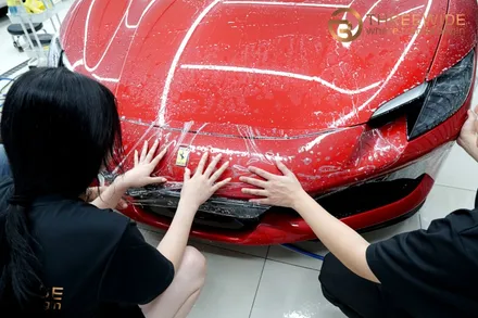분당 페라리 296 GTS, 프리미엄 PPF 전체 시공 (#외부PPF #실내PPF #판교 #THREEWIDE) / 성남시 수정구 시흥동
