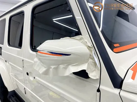 벤츠 G450d, 아이보리 고광택 랩핑부터 나이트 패키지 PPF까지 원스톱 시공! (#프론트PPF패키지 #실내카본필름 #윈드쉴드 #분당 #판교) / 성남시 수정구 시흥동