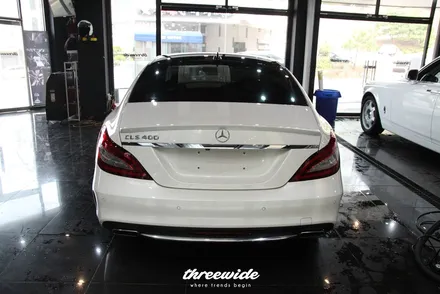 벤츠 CLS400 [사틴그레이 랩핑, 실내 카본랩핑] / 성남시 수정구 시흥동