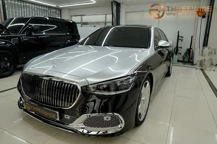 마이바흐 S580, 벤츠 투톤 컬러가 고민 중이라면! (#듀오톤랩핑 #코치라인 #매뉴팩처 #분당 #판교) / 성남시 수정구 시흥동