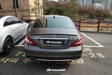 벤츠 CLS400 [사틴그레이 랩핑, 실내 카본랩핑] / 성남시 수정구 시흥동