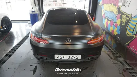 벤츠 AMG GT [사틴블랙 전체랩핑] / 성남시 수정구 시흥동