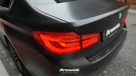 BMW 520D [사틴 블랙 전체랩핑] / 성남시 수정구 시흥동